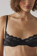 Carica l'immagine nel visualizzatore Galleria, Reggiseno con ferretto in raso e pizzo Chloe