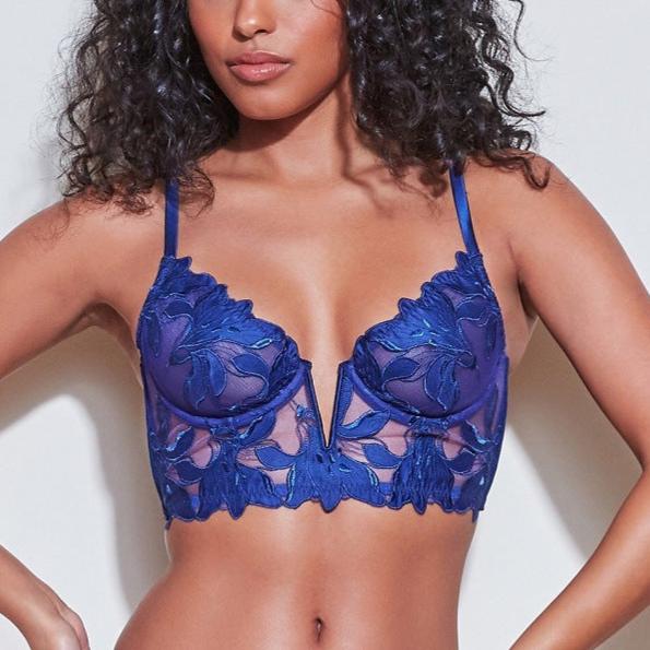 Bustier a V con ferretto in pizzo Harriet