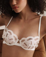 Carica l'immagine nel visualizzatore Galleria, Reggiseno Elodie in mesh con ferretto