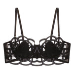 Carica l'immagine nel visualizzatore Galleria, Reggiseno a balconcino Alia in pizzo e mesh