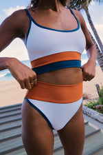 Carica l&#39;immagine nel visualizzatore Galleria, Bikini sportivo Faith e slip a vita alta
