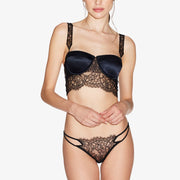 Reggiseno con ferretto Avery in raso e pizzo