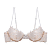 Reggiseno con ferretto Rosie Mesh & Lace Bianco