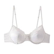 Reggiseno con ferretto in raso e pizzo Aubrey