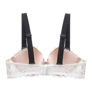 Set reggiseno e slip in pizzo a balconcino Annalisa