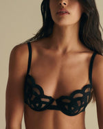 Carica l&#39;immagine nel visualizzatore Galleria, Reggiseno con ferretto in maglia e pizzo Georgia
