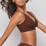 Carica l&#39;immagine nel visualizzatore Galleria, Maria Reggiseno senza cuciture Soft - Marrone
