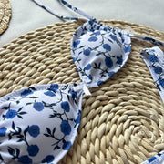 Bikini brasiliano e perizoma floreale Martina