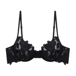 Carica l&#39;immagine nel visualizzatore Galleria, Reggiseno con ferretto Rosie Mesh &amp; Lace Nero
