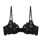 Reggiseno con ferretto Rosie Mesh & Lace Nero