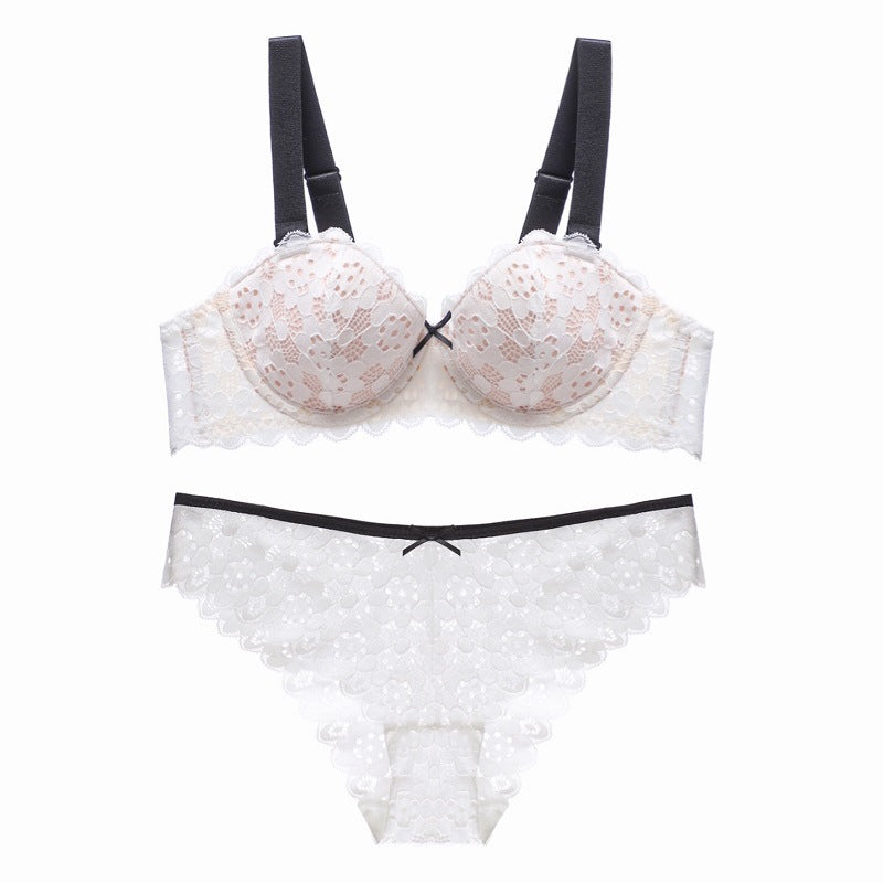Annalisa Balconette-Set aus Spitzen-BH und Unterteil