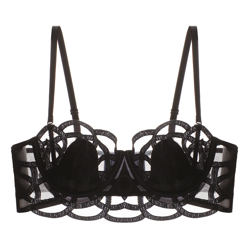 Reggiseno balconcino Alia in pizzo e tulle