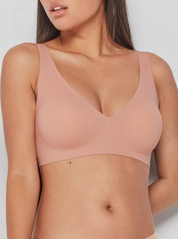 Reggiseno senza cuciture Mariela Silken - Rosa