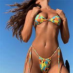 Carica l&#39;immagine nel visualizzatore Galleria, Completo bikini e perizoma brasiliano Leanna
